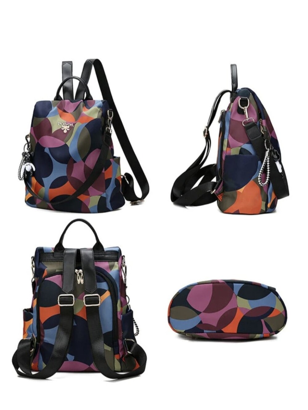 POABA Anti Theftl Geometric Backpack
